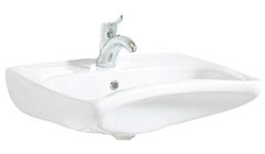 Creavit Bd060 Klasik Tekli 60 cm Seramik Seramik Dikdörtgen Lavabo Beyaz