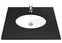 Creavit Tp205 Klasik Tekli 52 cm Seramik Tezgah Altı Dikdörtgen Lavabo Beyaz