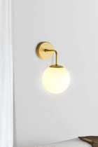 Modavize Sevda Tekli Metal LED Aplik Sarı