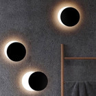 Triolux Eclıpse 3'lü Metal LED Aplik Siyah