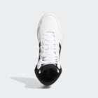 Adidas Hoops 3.0 Mid GW3019 Bağcıklı Erkek Günlük Ayakkabı Beyaz