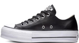 Converse Chuck Taylor All Star Lift 561681C Bağcıklı Kadın Günlük Ayakkabı Siyah