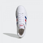 Adidas Grand Court Base 2.0 GW9252 Bağcıklı Erkek Günlük Ayakkabı Beyaz