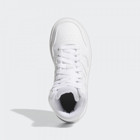 Adidas Hoops Mid GW0401 Bağcıklı Erkek Çocuk Günlük Ayakkabı Beyaz