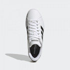 Adidas Grand Court 2.0 GW9195 Ortopedik Bağcıklı Erkek Günlük Ayakkabı Beyaz