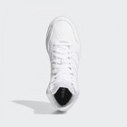 Adidas Hoops 3.0 GW5457 Bağcıklı Kadın Günlük Ayakkabı Beyaz