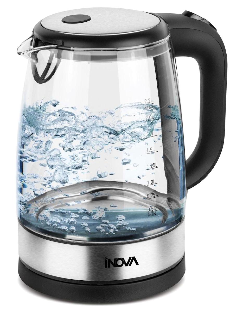 Inova Trend IK-7100 Cam 2.2 lt 2200 W Işıklı Şeffaf Kettle