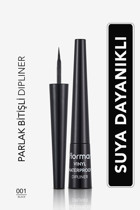 Flormar Suya Dayanıklı Mat Siyah İnce Uçlu Likit Eyeliner