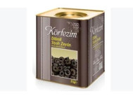 Körfezim Dilim Az Tuzlu Çizik Siyah Zeytin Teneke 8 kg