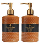 Savon De Royal Luxury Vegan Sıvı Sabun Eden's Pearl 500 ml 2 Adet, Yasemin, Amber, Zencefil