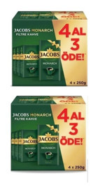 Jacobs Brezilya Arabica Öğütülmüş Filtre Kahve 2 kg