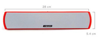 Mikado MDX-30BT Taşınabilir Kırmızı Bluetooth Hoparlör
