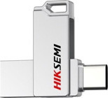 Hiksemi E327C USB 3.2 USB Type A USB Type C 256 GB Flash Belek Gümüş