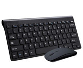 Triline Işıklı Sessiz Siyah Kablosuz Klavye Mouse Seti