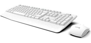Turbox Workeys Sessiz Beyaz Kablosuz Klavye Mouse Seti