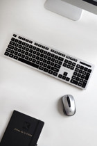 Kagito KGT 112 Sessiz Ergonomik Siyah Gri Kablosuz Klavye Mouse Seti