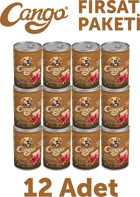Cango Biftekli Parça Etli Yetişkin Köpek Maması 12 x 415 gr 12'li