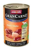 Animonda Gran Carno Original Sığır Etli-Tavuklu Yetişkin Köpek Maması 400 gr Tekli