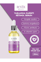 Nevfix Retinol Aloe Vera Retinollü Yaşlanma Karşıtı Kırışıklık Karşıtı Jel Yüz Serumu 30 ml