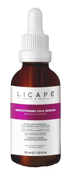 Licape Aydınlatıcı Cica Canlandırıcı Yaşlanma Karşıtı Kırışıklık Karşıtı Jel Yüz Serumu 30 ml