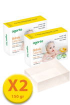 Agarta Lavanta Yağı-Hindistan Cevizi Yağı Katı Bebek Sabunu 2x150 gr
