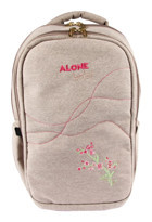 Alone 9301 Su Geçirmez Desenli Polyester Sırt Çantası Bej