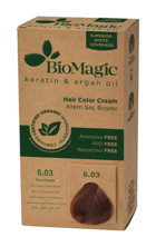 BioMagic Doğal 6.03 Kahve Köpüğü Amonyaksız Krem Saç Boyası 60 Ml