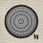 Marte Home Mandala 4 Pamuklu Plaj Havlusu Çok Renkli
