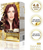 Maxx Deluxe Golden Beauty 4.6 Kestane Kızılı Krem Saç Boyası 60 Ml