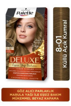 Schwarzkopf Palette Deluxe Yoğun Renkler 8.01 Küllü Açık Kumral Krem Saç Boyası 50 ml