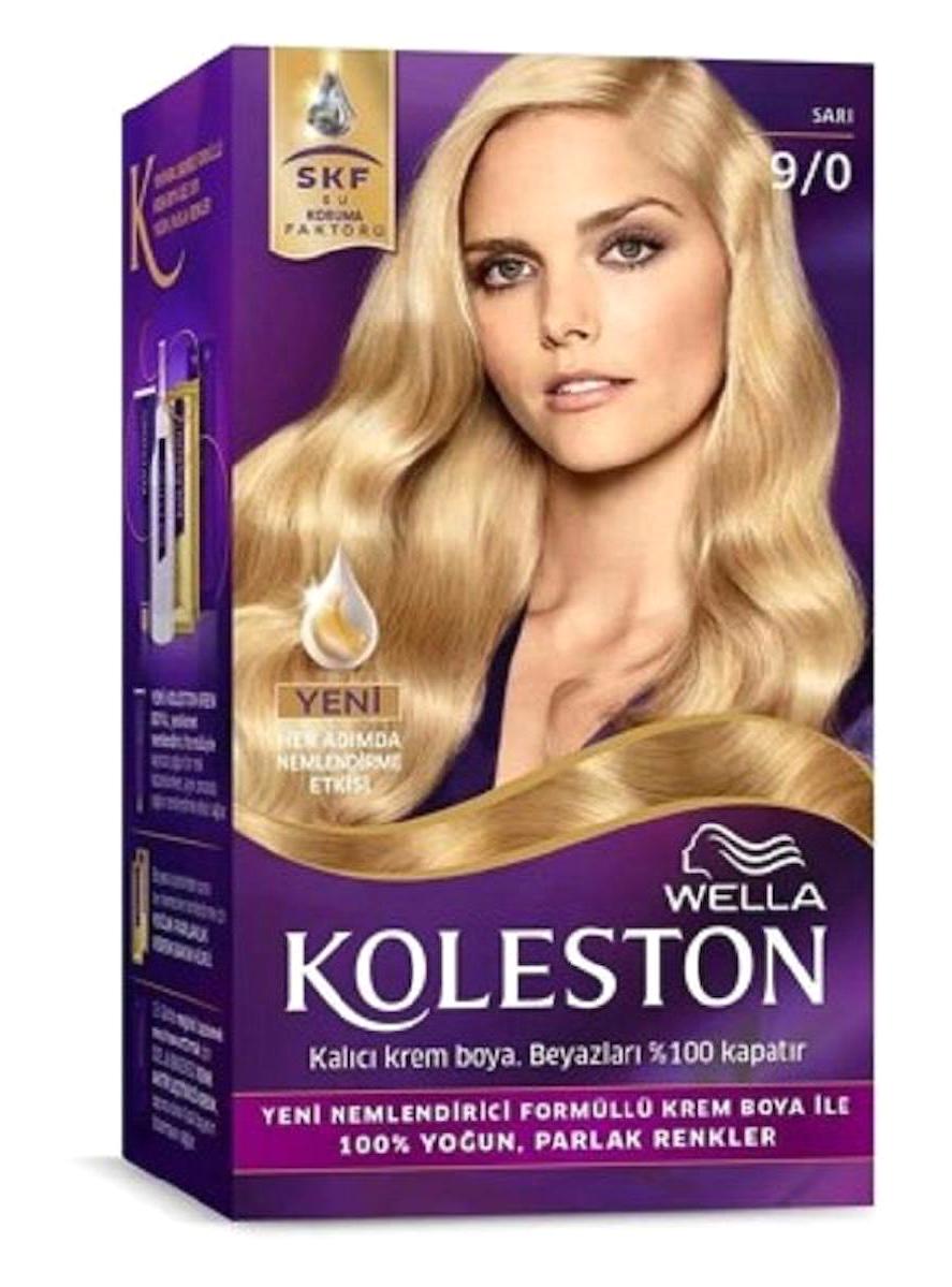 Wella Koleston Kit 9.0 Sarı Krem Saç Boyası 50 Ml