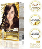 Maxx Deluxe Golden Beauty 6.7 Çikolata Kahve Krem Saç Boyası 60 Ml
