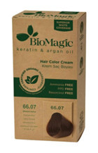 BioMagic Doğal 66.07 Çikolata Kahve Amonyaksız Krem Saç Boyası 60 Ml