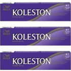 Wella Koleston 8.1 Açık Kumral Krem Saç Boyası 3x50 Ml