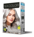 Sea Color 0.02 Gümüş Gri Vegan Krem Saç Boyası 50 ml
