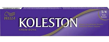 Wella Koleston Oksidan 3.4 Koyu Kestane Krem Saç Boyası 50 Ml