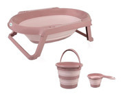 Babyjem BJE-005 Ayaklı Somon Katlanır Bebek Küveti Seti