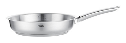 Fissler Pure Collection Çelik Saplı Paslanmaz Çelik 28 cm Düz Tava Gri