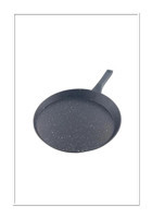 Fmp Granit Saplı Granit 28 cm Krep Tava Siyah