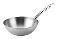 Altınbaşak 190S Çelik 28 cm Wok Tava Gri