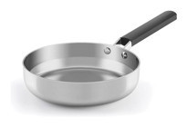 Castey Baltic Plastik Saplı Çelik 24 cm Kızartma Tava Gri
