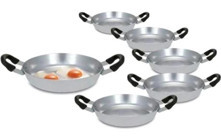 Özyetişen Metal Plastik Saplı Alüminyum 18.5 cm Sahan Tava Gri
