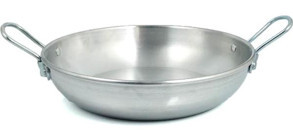 Tiesa Home Metal Saplı Alüminyum 27 cm Kızartma Tava Gri