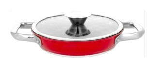 Aryıldız Trendy Prestige Metal Saplı Alüminyum 20 cm Sahan Tava Kırmızı