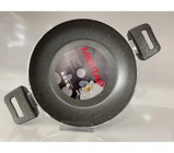 Mehtap Multi Coated Plastik Saplı Granit 20 cm Sahan Tava Gri