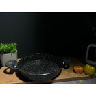 Bena Life Plastik Saplı Granit 24 cm Sahan Tava Siyah