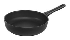 Zwilling Madura Plus Plastik Saplı Alüminyum 24 cm Kızartma Tava Siyah