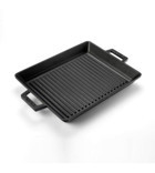 Lava Dikdörtgen Döküm 26x32 cm Grill Tava Siyah