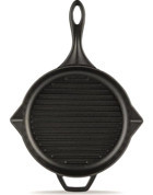 Hosse Döküm Saplı Alüminyum 28 cm Grill Tava Siyah