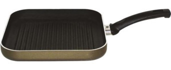 Ballarini Plastik Saplı Alüminyum 27 cm Grill Tava Yeşil